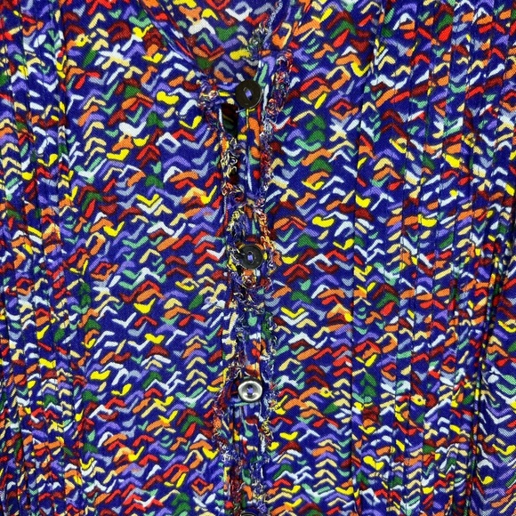 Maeve Anthropologie Multicolor Sleeveless Women's button down Top size M - Picture 9 of 13